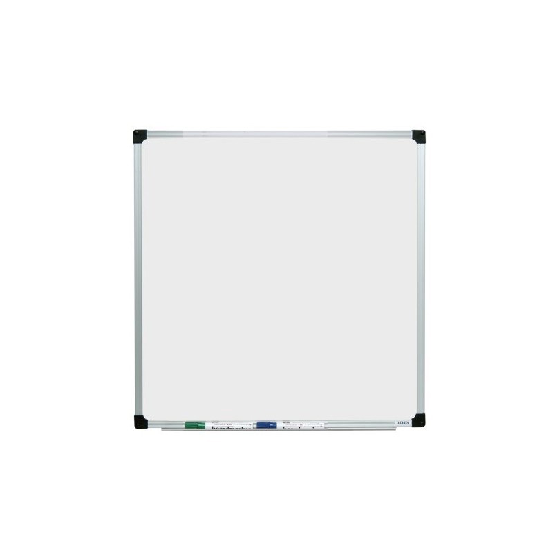Tableau blanc magnétique effaçable à sec, cadre en aluminium